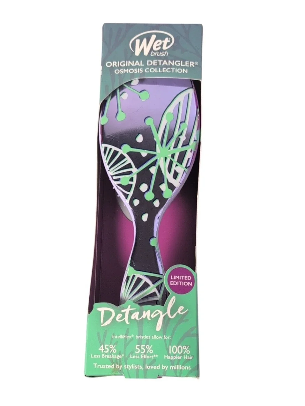 Wet Brush Original Detangler Brush Osmosis Collection in Sparkling Sea Life